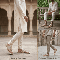 Virasat T-Strap Pure Leather Kolhapuri