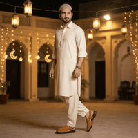 Suede Peshawari Closed-Toe Sandals Men