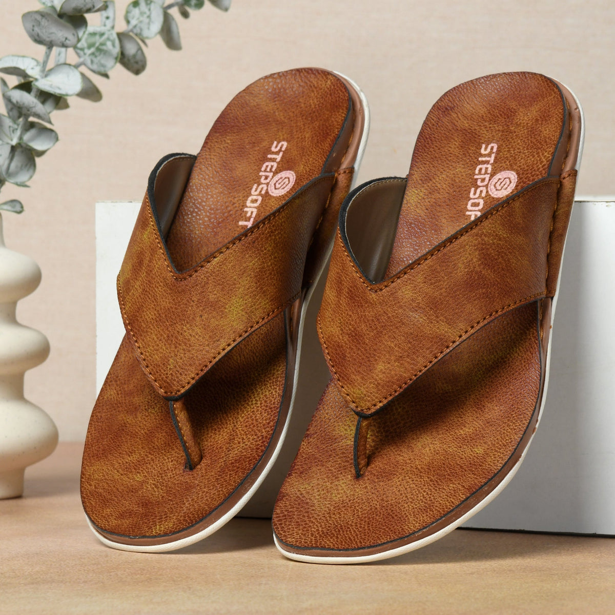 Ultrasoft V-Shape Thong Slippers for Men