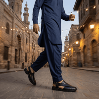 Peshawari Faux Leather Ethnic Sandals Men