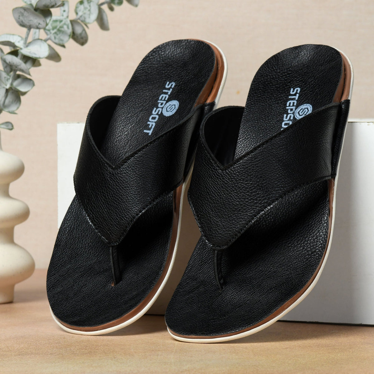 Ultrasoft V-Shape Thong Slippers for Men