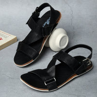 Cushioned Footbed Buckle Strap Sandals Men