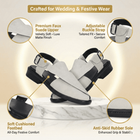 Suede Peshawari Closed-Toe Sandals Men