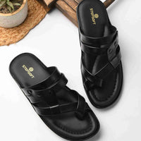 Toe Ring Slipper black