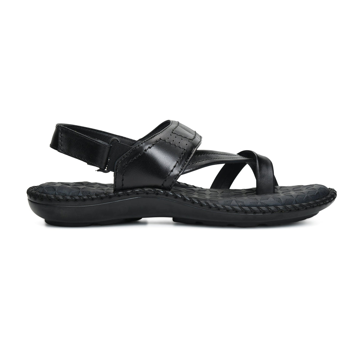 STEPSOFT orthopedic kolhapuri slippers for men in brown with cushioned footbed and T-strap comfort design